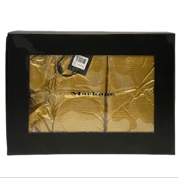 Mackage Ellis Gold Down Puffer Scarf NEW IN BOX - Picture 2 of 4